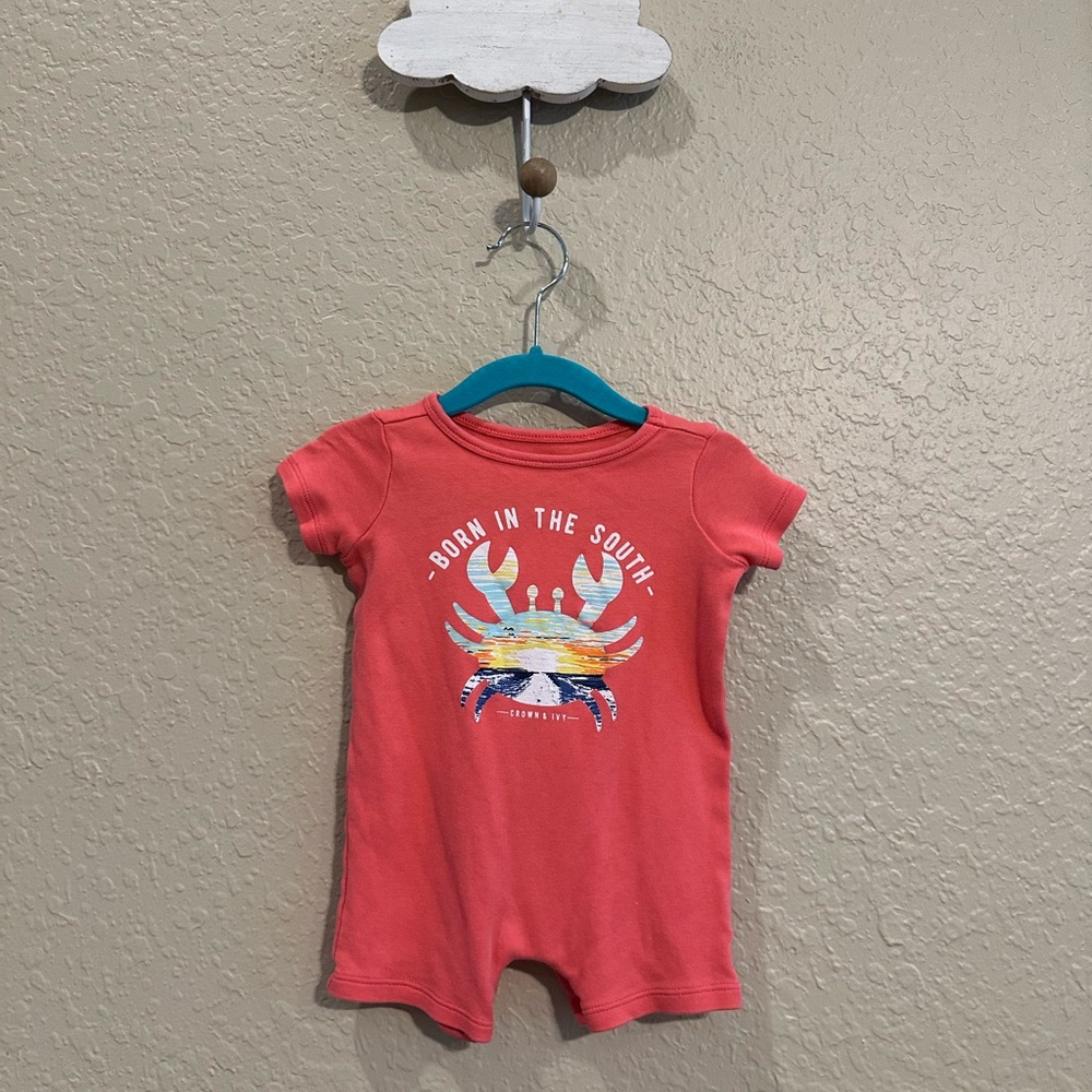 Last chance Crown& Ivy Romper 3M